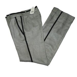 Adam Lippes Black & white Tuxedo Pants NWT